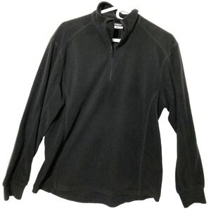 Firemark Sweatshirt Womens 2XL Black 1/4 Zip Long Sleeve Pullover  Fleece anorak